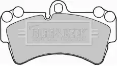 колодки дисковые торм. перед. VW BBP2236 BORG&BECK