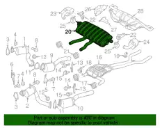 Глушитель основной 95811191041 PORSCHE