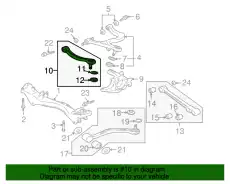 Рычаг подвески MITSUBISHI MR554813