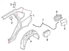 Крыло BMW 41217352059