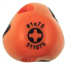  511075 ОТВЕРТКА СТЕРЖНЕВАЯ КРЕСТОВАЯ BASIC, РН1Х75 ММ OMBRA