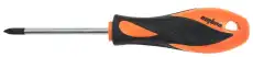  511075 ОТВЕРТКА СТЕРЖНЕВАЯ КРЕСТОВАЯ BASIC, РН1Х75 ММ OMBRA