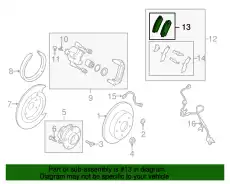 Тормозные колодки дисковые MAZDA L2Y6-26-48ZMV