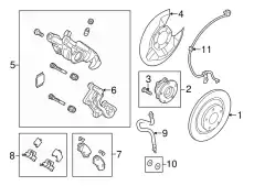 Тормозные колодки дисковые MAZDA BJY7-26-48ZA