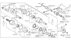 ОБОД B, СИЛЬФОН 39242-31G00 NISSAN