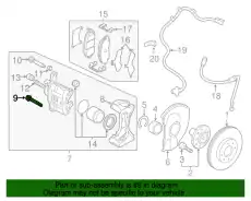 НАПРАВЛЯЮЩАЯ СУППОРТА 4605A224 MITSUBISHI