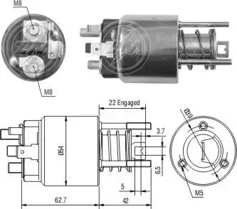 ZM1395 ZM РЕЛЕ ВТЯГИВАЮЩЕЕ