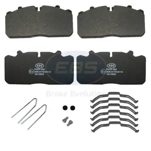 Тормозные колодки дисковые EBS EKBP088