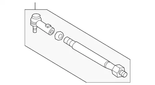 Рулевая тяга VAG 8N0422804C