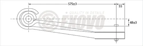 Рессора подвески EXOVO 28271E