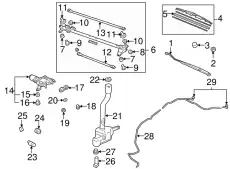 Крышка бачка стеклоомывателя HONDA 38513SC4672