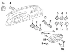 ЛАМПА 99963130290 PORSCHE