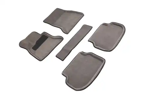 Коврики в салон SEINTEX 86840 BMW 5 Series 2010-2013 5 шт., серый