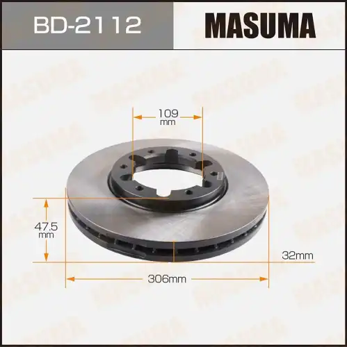 Тормозной диск MASUMA BD2112