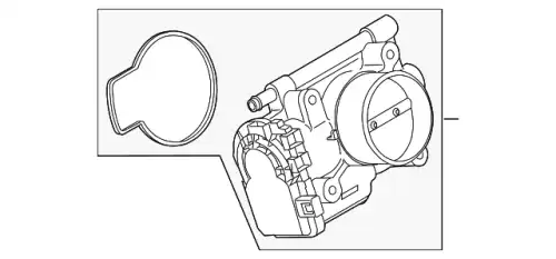 БЛОК ДРОС ЗАСЛОНКИ L3G213640A MAZDA