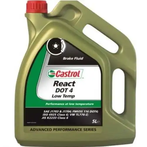 Тормозная жидкость CASTROL 15038F DOT 4 5 л