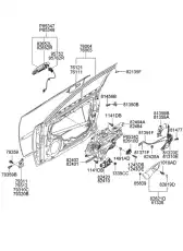 панель двери/panel assy-fr dr rh 760042G010 MOBIS