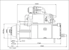 Стартер PRESTOLITE ELECTRI M90R3539SE