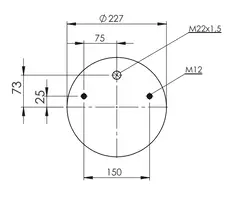 (28)_400412# COMPLETE WITH PLASTIC PISTON!115x80x91 \ 342807CPL FABIO