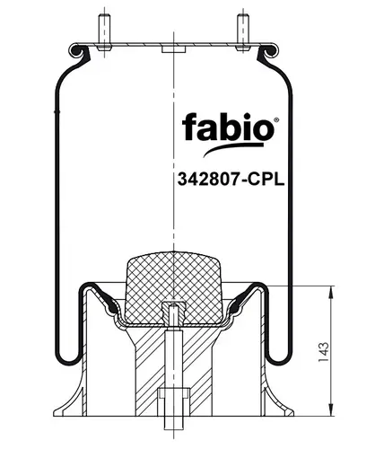 (28)_400412# COMPLETE WITH PLASTIC PISTON!115x80x91 \ 342807CPL FABIO