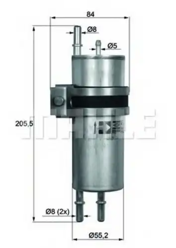 Топливный фильтр KNECHT KLH11