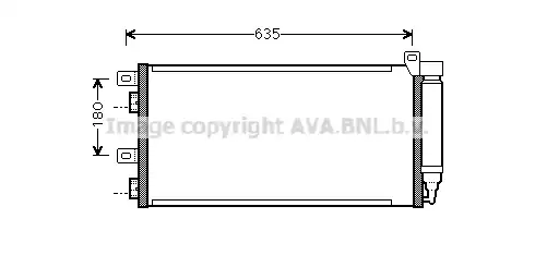 КОНДЕНСАТОР, КОНДИЦИОНЕР BWA5256D AVA