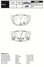 Тормозные колодки дисковые AIKO PF2130