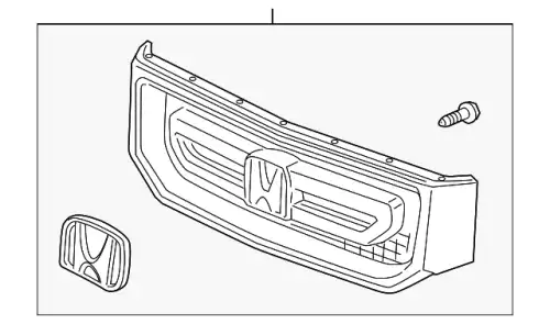 Деталь GRILLE, FR- NH744M 71100SJCA20ZA HONDA