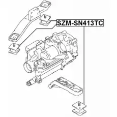 Подушка крепления КПП FEBEST SZM-SN413TC