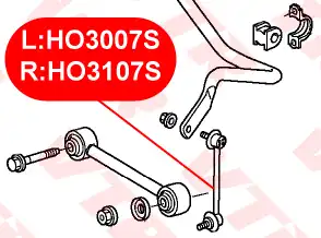 Тяга стабилизатора VTR HO3107S