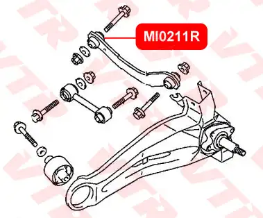 Рычаг подвески VTR MI0211R