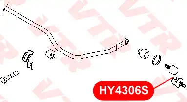Тяга стабилизатора VTR HY4306S