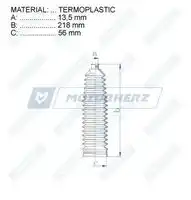 Пыльник Motorherz RDZ0516MG
