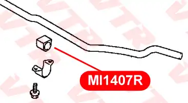 MI1407R ВТУЛКА СТАБИЛИЗАТОРА ПЕРЕДНЕЙ ПОДВЕСКИ VTR