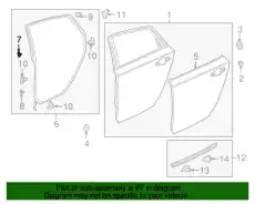 90565TZ5003 Клипса HONDA