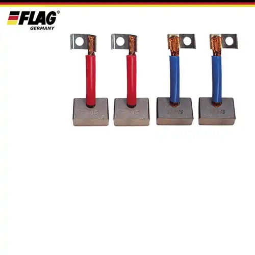  КОМПЛЕКТ УГОЛЬНЫХ ЩЕТОК СТАРТЕРА 801032 FLAG
