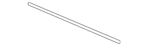  76632SZAA01 RUBBER, WIPER B HONDA