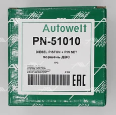 PN-51010 ПОРШЕНЬ STD AUDI/VW 1.6TD AUTOWELT