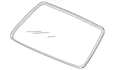 73210S04003 МОЛДИНГ ЗАД.СТЕКЛА HONDA