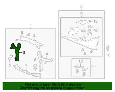 Панель фары правой 04601T0TH00ZZ HONDA