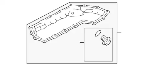 Поддон картера двигателя JAGUAR AJ89496