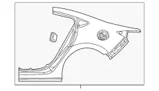 Крыло MAZDA GHY37041X