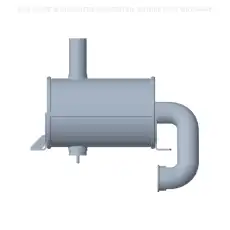 глушитель 87474195 CASE IH