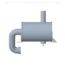 глушитель 87474195 CASE IH