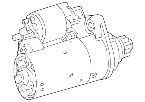 Стартер MB 645 906 08 00