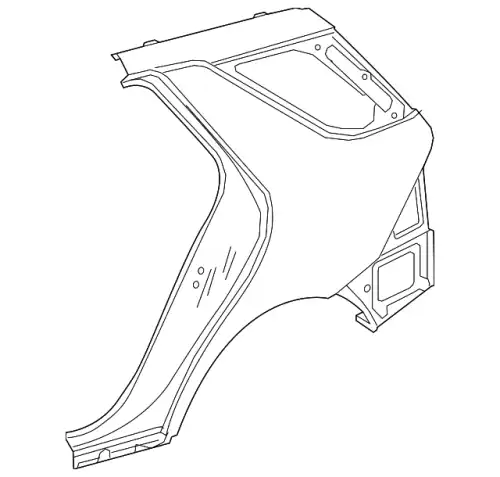 Крыло MB 166 630 28 03