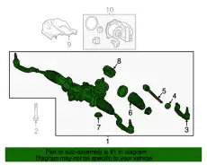 Рулевая рейка MB 246 460 53 01 80