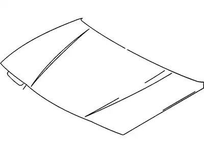 Капот пер. 88937045 CADILLAC