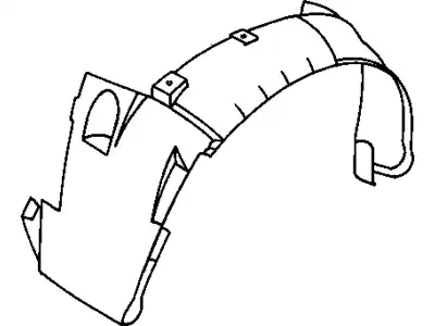 Подкрылок DODGE 5008094AC