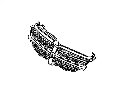 Решетка радиатора DODGE 5303559AD